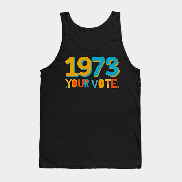 1973 Tank Top by Myartstor 